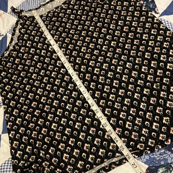 Maurices Black and Cream Patterned Tank Top - Picture 6 of 6